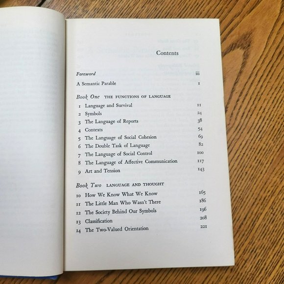 Vintage Book - Language in Thought and Action by S.I. Hayakawa - Picture 4 of 10